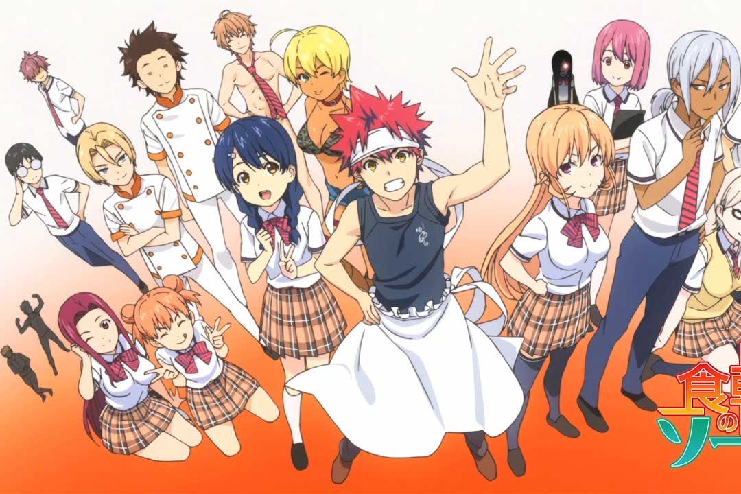 Los mejores animes Shounen (Shokugeki no Souma: Ni no Sara (Food Wars! The Second Plate))
