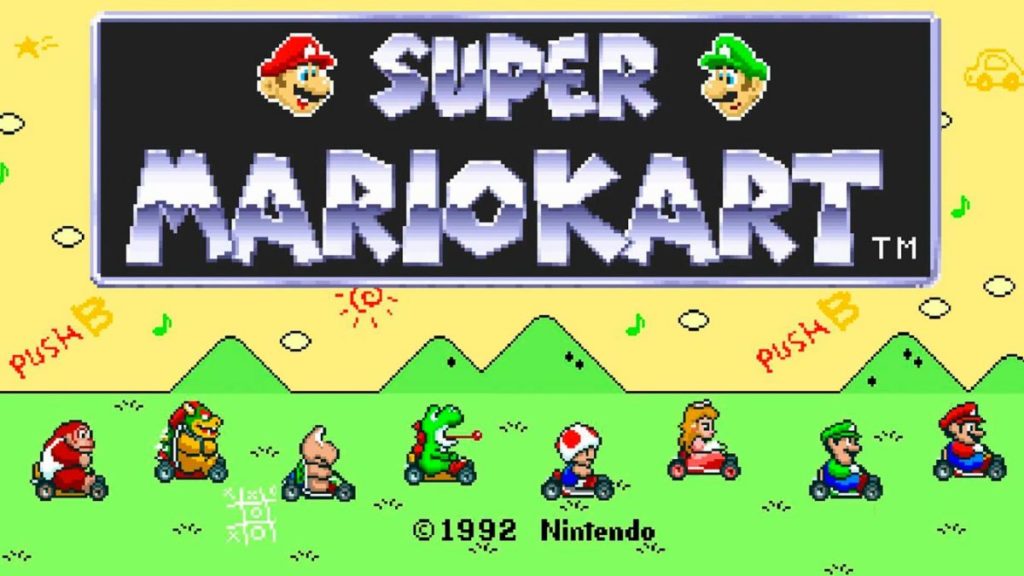 Los mejores videojuegos de deportes (Super Mario Kart)